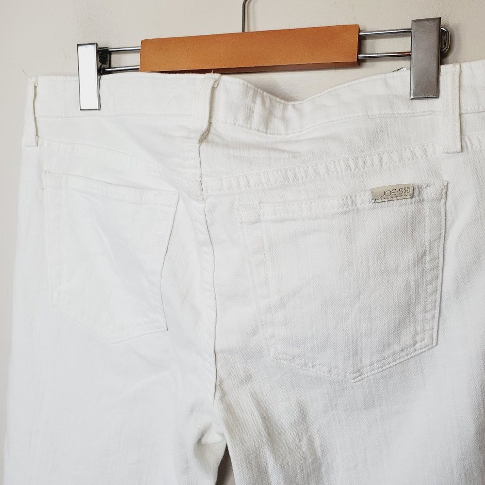 ANTHRO JOE'S White Ankle Straight Leg Jeans fit small! - Picture 7 of 11